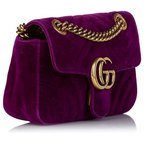 sac gucci velour femme